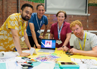 e-Waste Warriors team, Joe, Rich, Suzie and Rob